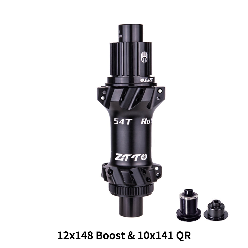 ZTTO M1 MTB Straightpull BOOST 148 Hub Ultralight 28 Hole 54T Ratchet HG XD MS Core 12 Speed Thru Axle 28h Bicycle Hub