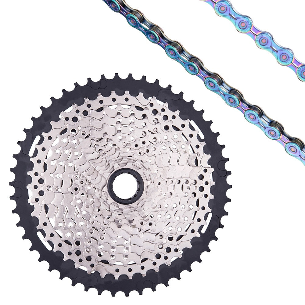 ZTTO MTB 12 Speed 10-50T Cassette Micro M6100 50T Sprocket 12s Spline Cassette k7 Fit For MS Hub Body M7100 m8100 12speed