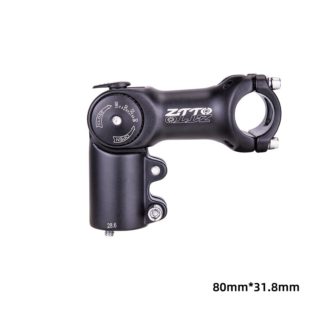 ZTTO Bicycle Part 160 Degrees Adjustable Riser Compatible With MTB Road City Bike Stem Fork Extension 90mm 110mm*31.8