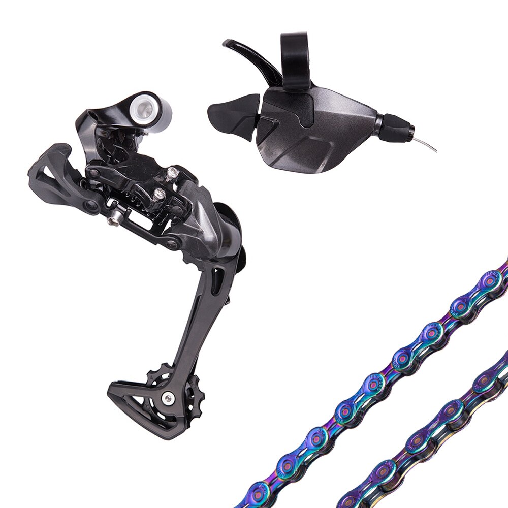 ZTTO 1x12 Bicycle shifter 1x11 12 Speed Rear Derailleur 11s Group Set Mountain Bike Shifter MTB 12speed 12s chain rainbow color