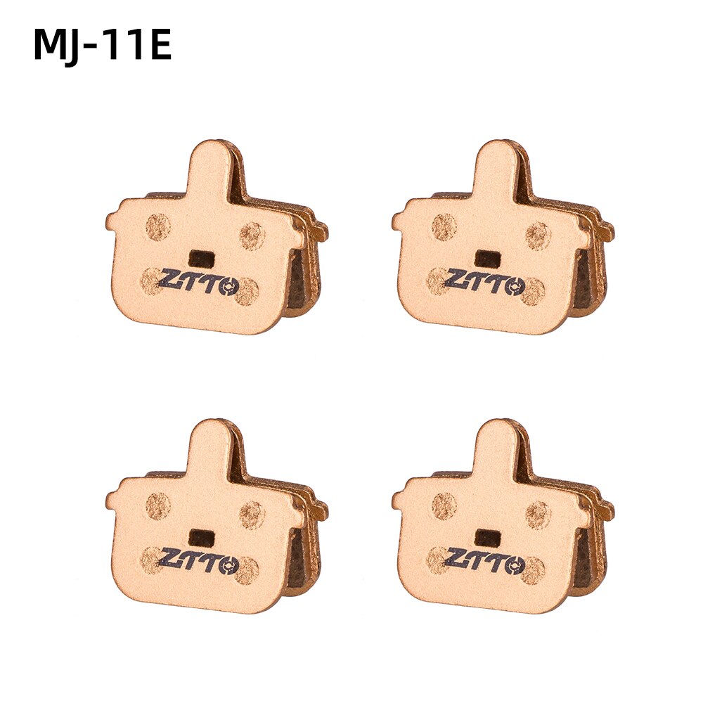 ZTTO 4Pairs MTB Road Bike Full Metal Disc Brake Pads MT200 M8100 Flat Mount R8070 R7070 R8020 G03TI G04TI Level Guide Code Cx1