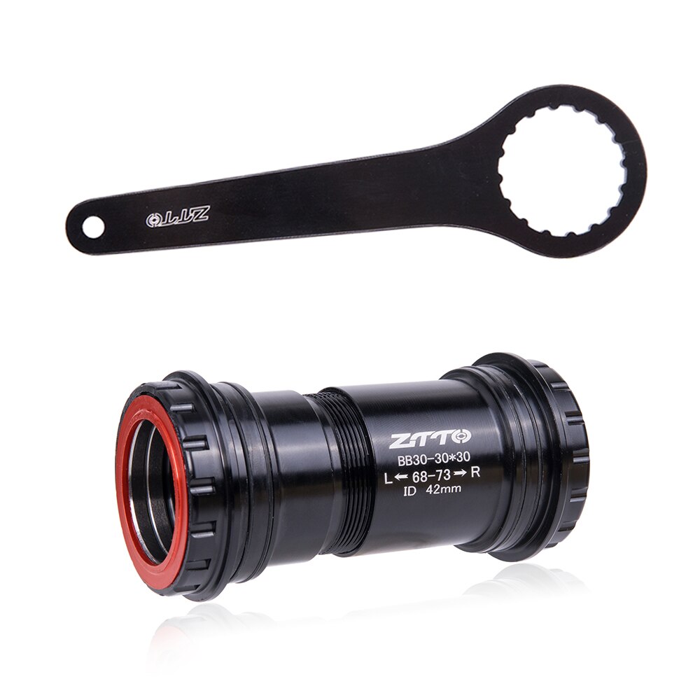 ZTTO BB30 30mm Press Fit 4 Bearing Bottom Bracket Thread Lock for 42x68/73mm Frame to 30 Crankset Bicycle BB For Road Bike MTB