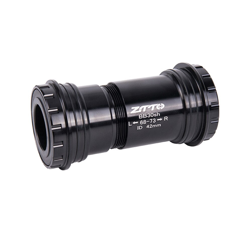 ZTTO BB30 24mm Bottom Brackets Ceramic Bearing Adapter Bicycle 42mm Center Shell Press Fit Axle MTB Road Bike Dual Silicone Seal