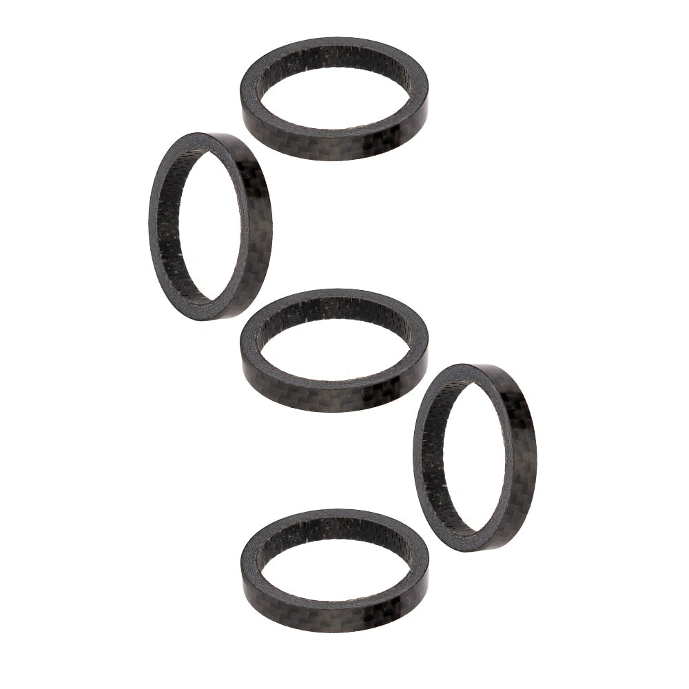 ZTTO Bicycle Headset Washer Stem Spacer 5 10 15mm Aluminum Alloy Carbon Ring Fit for 28.6mm Fork Steerer