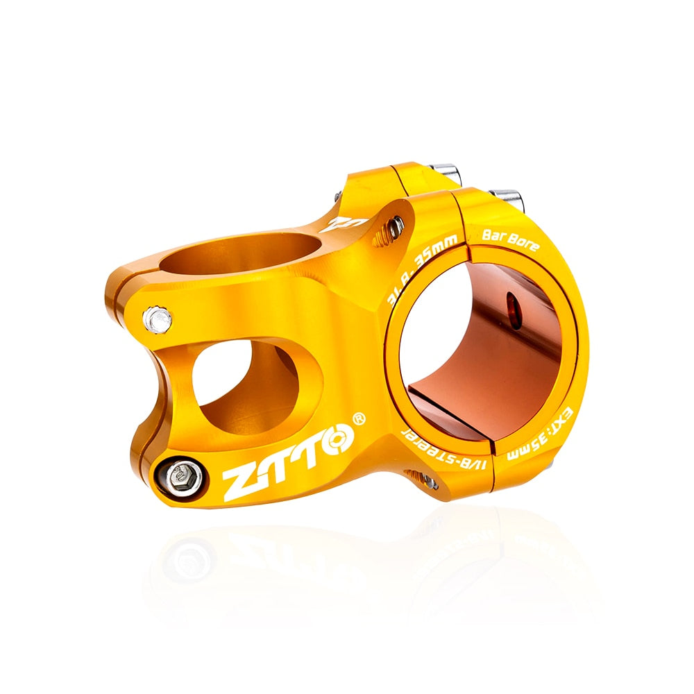 ZTTO MTB 50mm Stem CNC 35mm 31.8mm Handlebar Bicycle Ultralight 0 Degree Rise Durable DH AM Enduro 28.6mm Steerer Mountain Bike