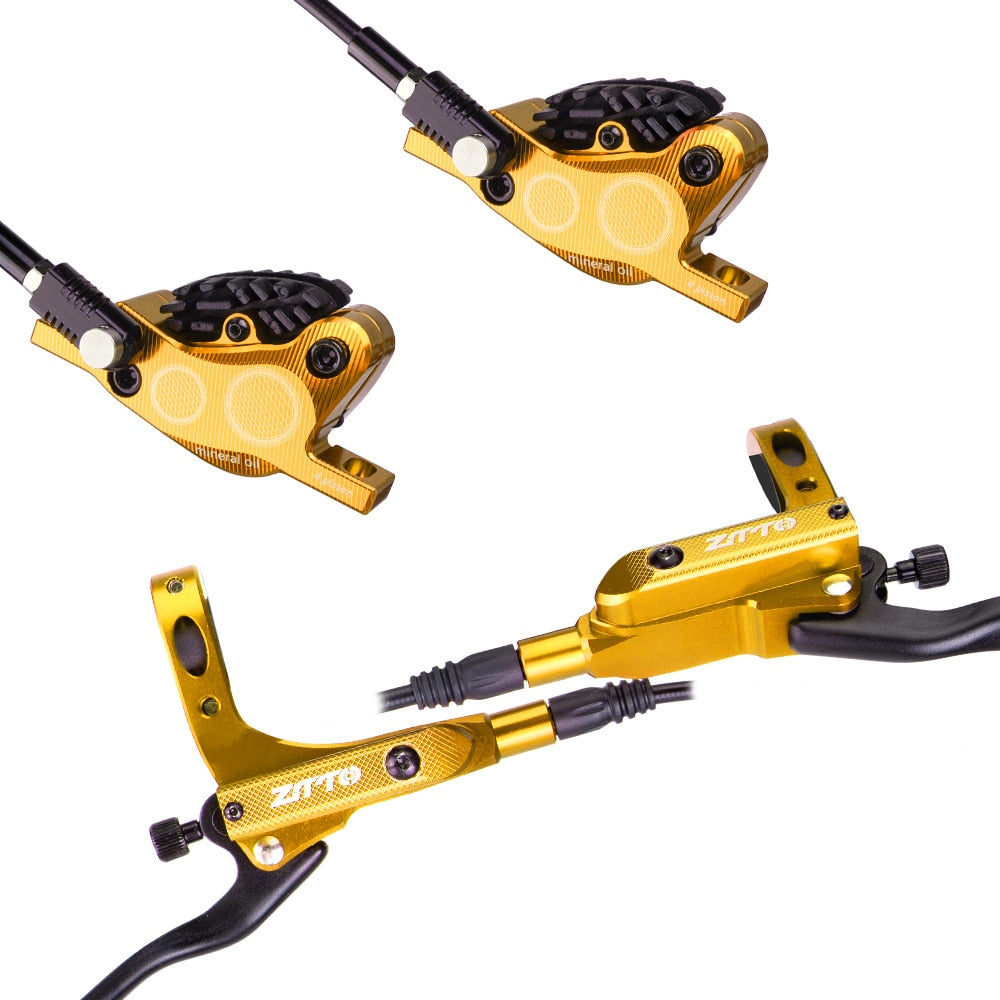 ZTTO MTB 4 Piston Hydraulic Disc Brake M840 With Cooling Full Meatal Pad CNC Tech Mineral Oil For AM Enduro Bicycle E4 ZEE M8120