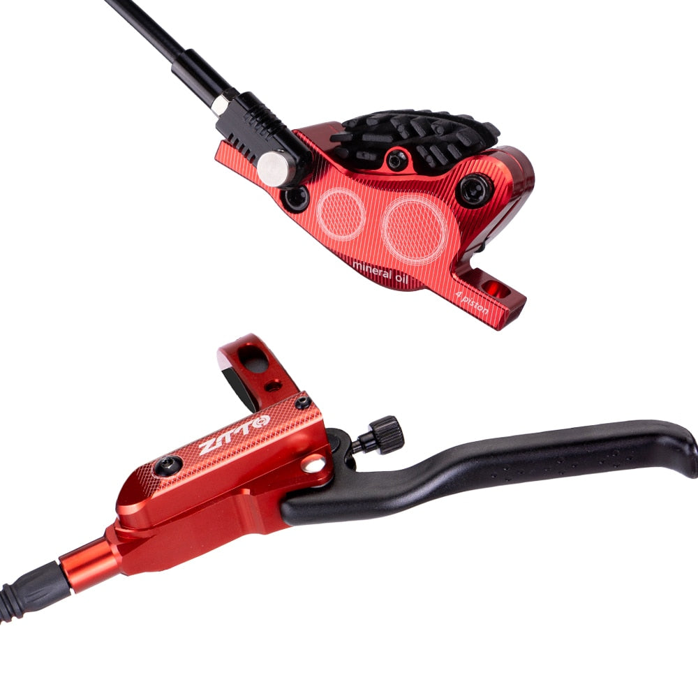 ZTTO MTB 4 Piston Hydraulic Disc Brake M840 With Cooling Full Meatal Pad CNC Tech Mineral Oil For AM Enduro Bicycle E4 ZEE M8120