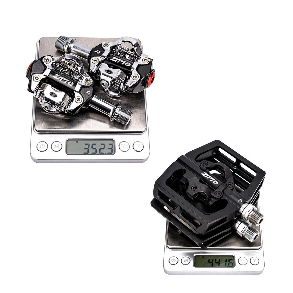 ZTTO MTB Mountain Bike Safest Clipless Pedals Self Locking XC with Cleats Click Compatible with M8000 EH500 Sealed Bearing