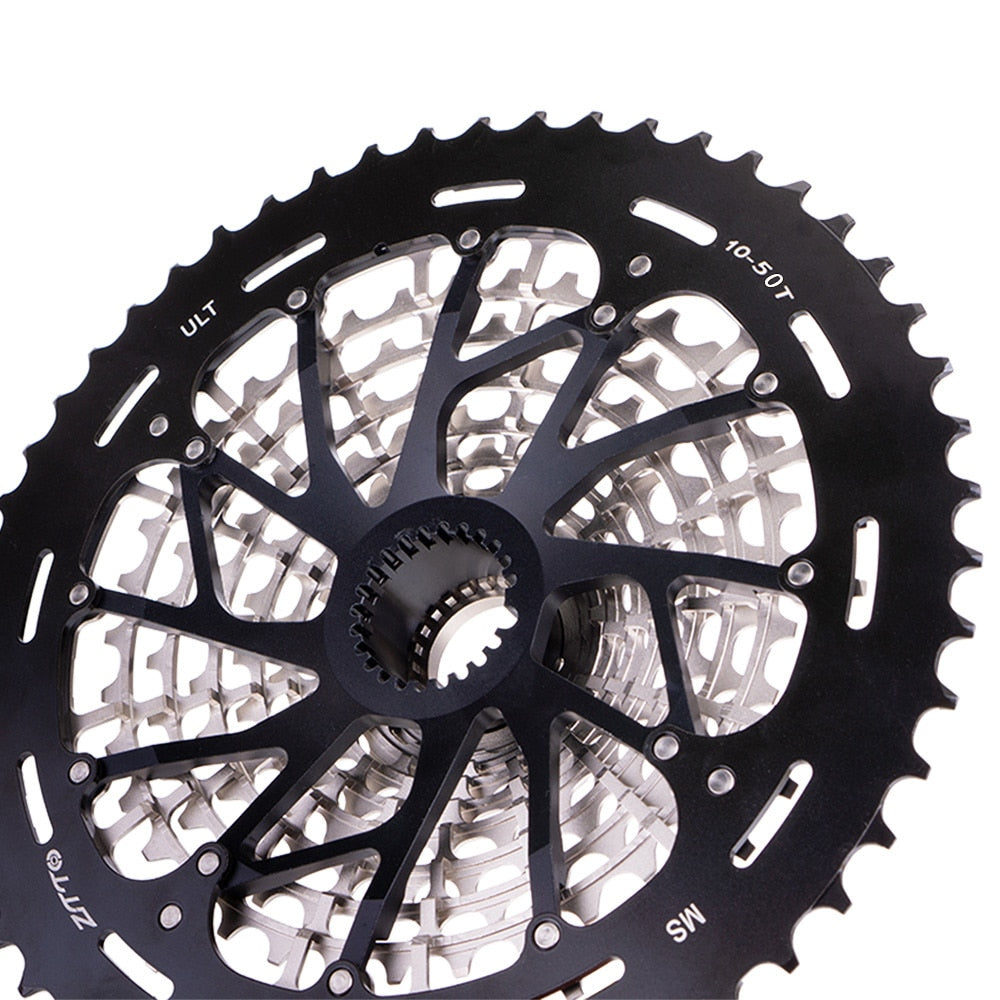 ZTTO Ultimate MTB 12 Speed Lightweight 376g Cassette 10-50T MS ULT Micro K7 Spline 12speed For M6100 M7100 M8100 Mountain Bike