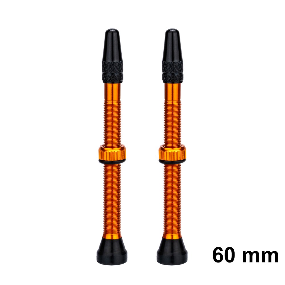 ZTTO Bicycle 60mm Tubeless Valve Stems 40mm Presta Valve With Core FV French Tyre F/V No Tubes For Road Bike MTB Tire