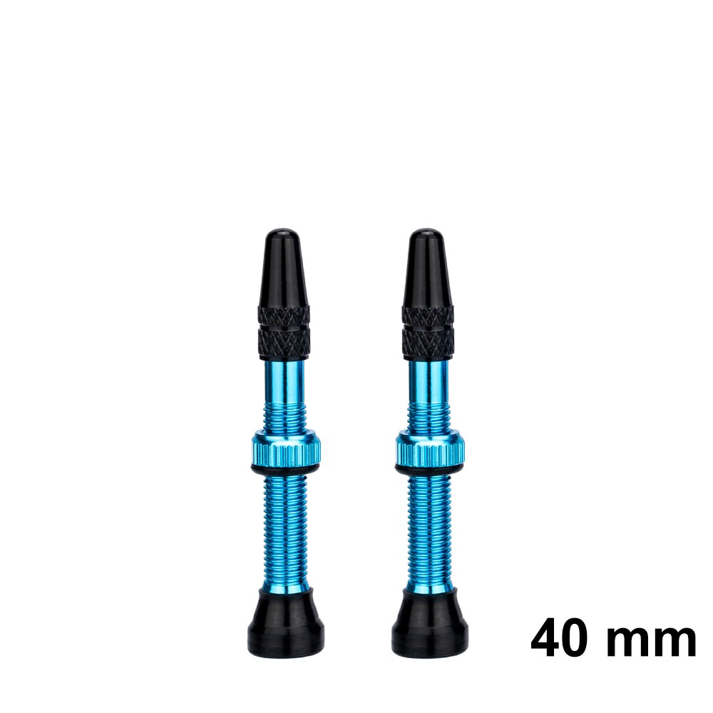 ZTTO Bicycle 60mm Tubeless Valve Stems 40mm Presta Valve With Core FV French Tyre F/V No Tubes For Road Bike MTB Tire