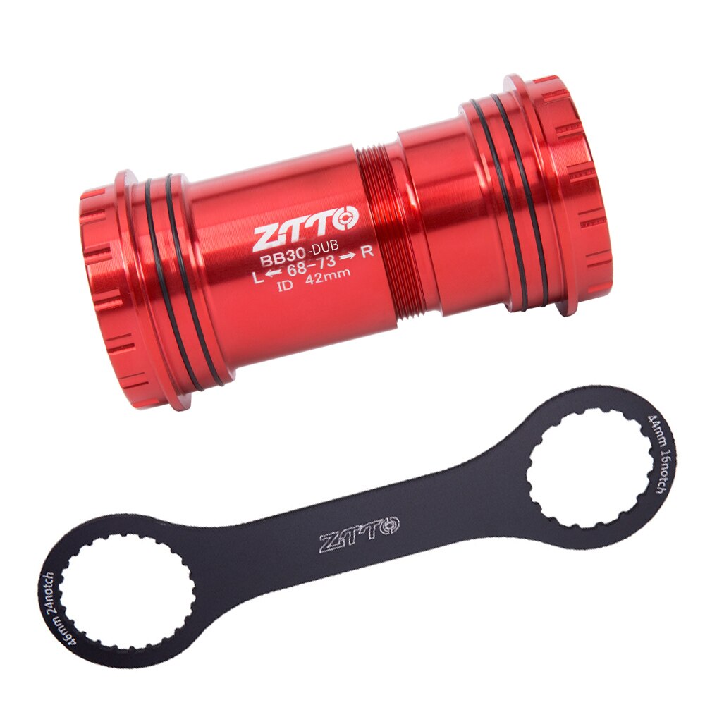 ZTTO BB30 To DUB Bicycle Thread Lock Bottom Brackets Press Fit 42mm Frame for MTB Road bike 29mm Crank BB Waterproof Center