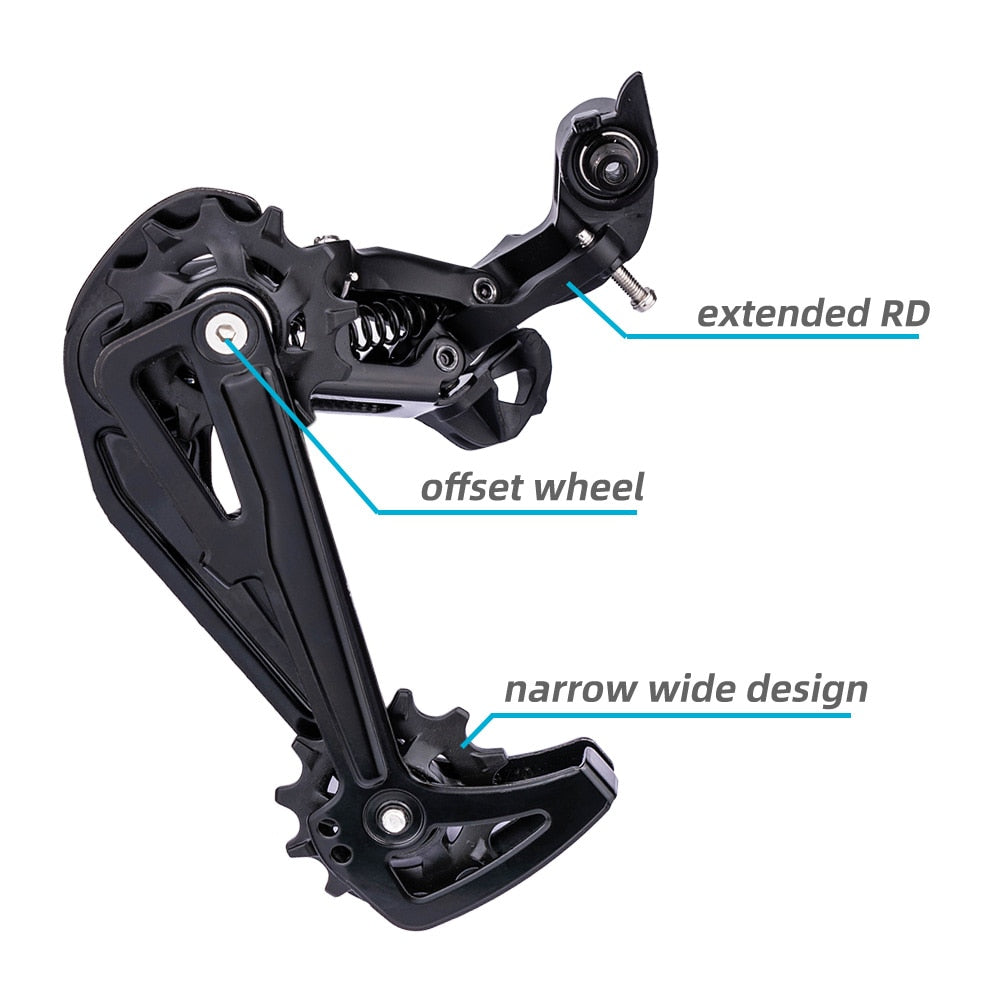 ZTTO MTB 1x 10 Speed 11-50T Groupset 11/46T Wide Range Cassette 11-42T K7 With Crankset Shifter Derailleur 10s Group 10v Bike