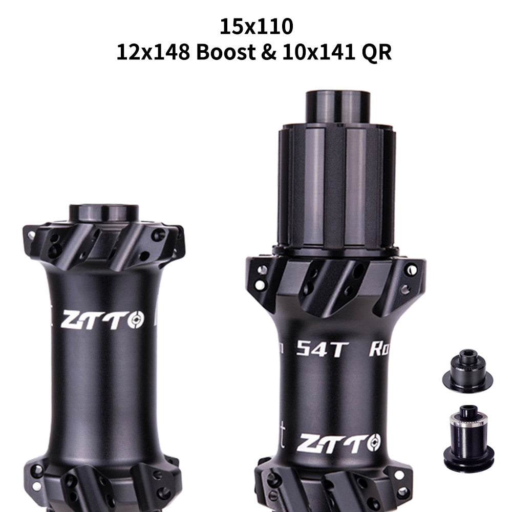 ZTTO M1 MTB Straightpull BOOST 148 Hub Ultralight 28 Hole Bushing 54T Ratchet HG XD MS Core 12 Speed Thru Axle 28h Maza Bicycle