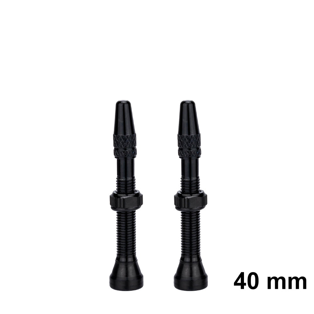 ZTTO Bicycle Tubeless Valves Stems 60mm Presta 40mm No Tubes FV With Integrated Valve Core for Road bike MTB Tire