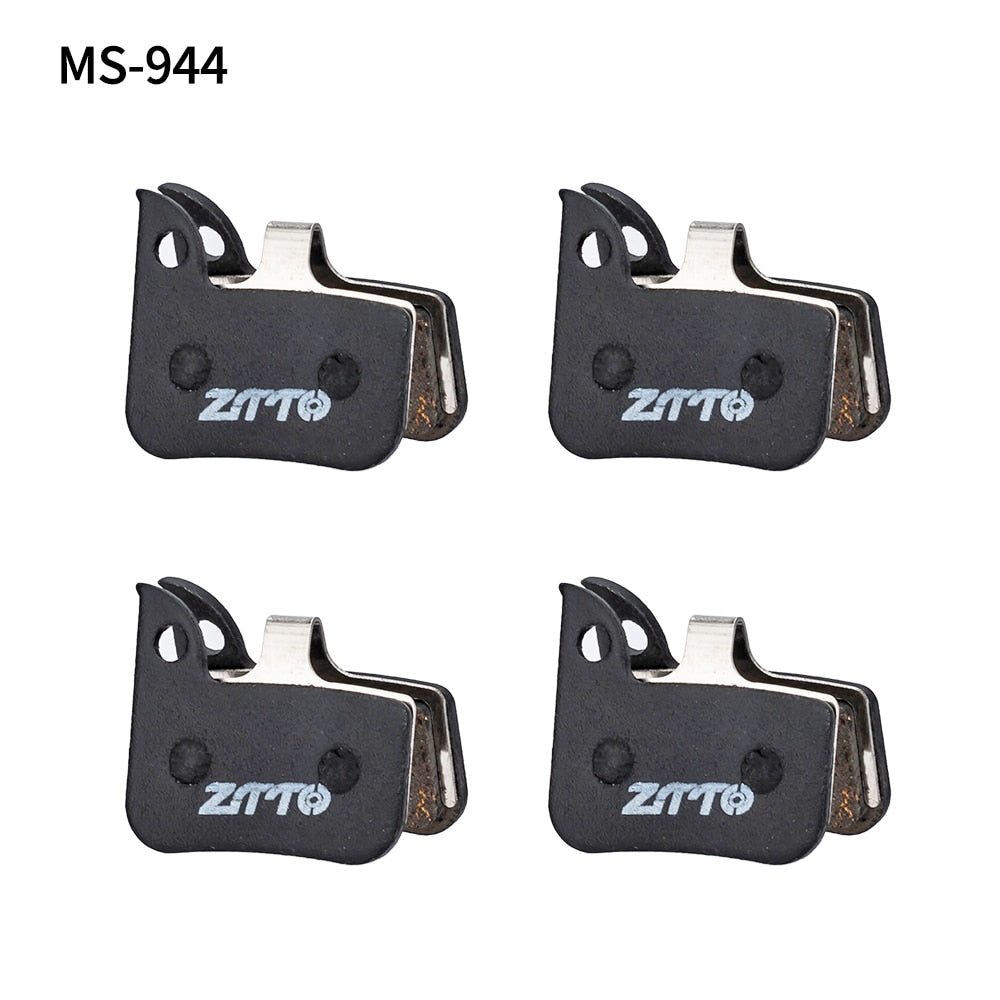 ZTTO 4Pairs MTB Semi Metal Quiet Ceramic Brake Pads Universal For M8020 Rival M6100 Apex mt200 Guide Code Force Disc Brake