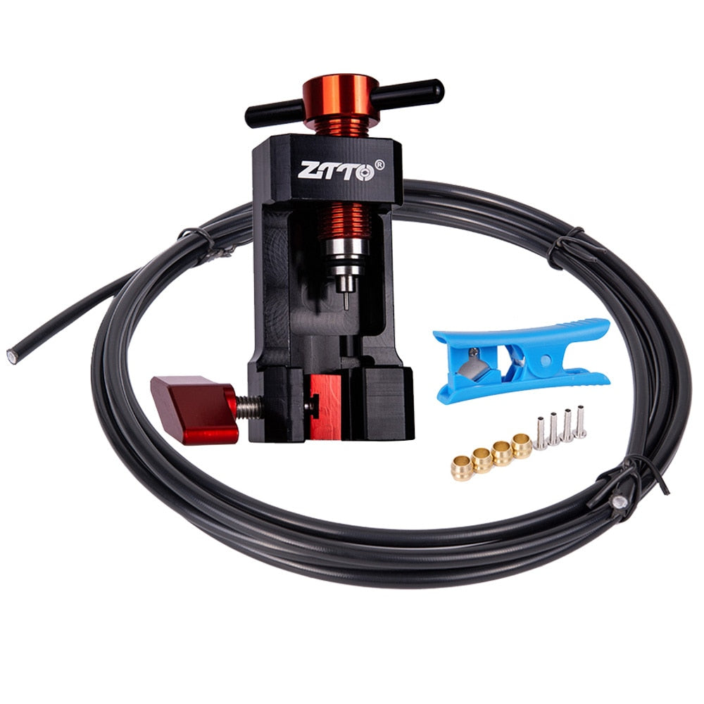 ZTTO Bicycle Hydraulic Disc Brake Oil Needle Tool Driver Hose Cutter Cable Pliers Olive Connector Insert BH59 BH90 Install Press