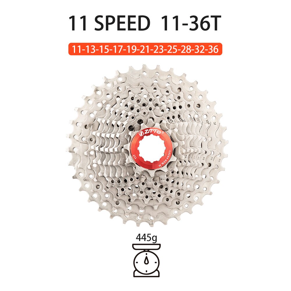 ZTTO Road Gravel Bike11 Speed 11-36T Cassette 11-28T 11s 11-34T 11/25T 11-30T K7 Lightweight Sprocket 105 Durable Bicycle Train
