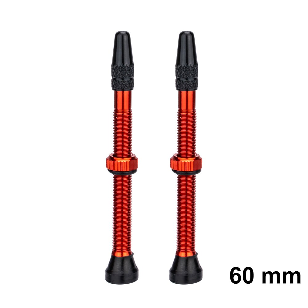 ZTTO Bicycle Tubeless Valves Stems 60mm Presta 40mm No Tubes FV With Integrated Valve Core for Road bike MTB Tire