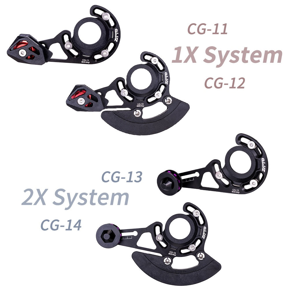 ZTTO MTB 2x System Chain Guide BB Mount 1x Mountain Bike Pulley Wheel Enduro Stabilizer Bicycle Chainring Anti-impact Board
