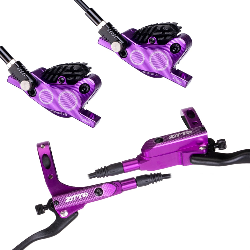 ZTTO MTB 4 Piston Hydraulic Disc Brake M840 With Cooling Full Meatal Pad CNC Tech Mineral Oil For AM Enduro Bicycle E4 ZEE M8120