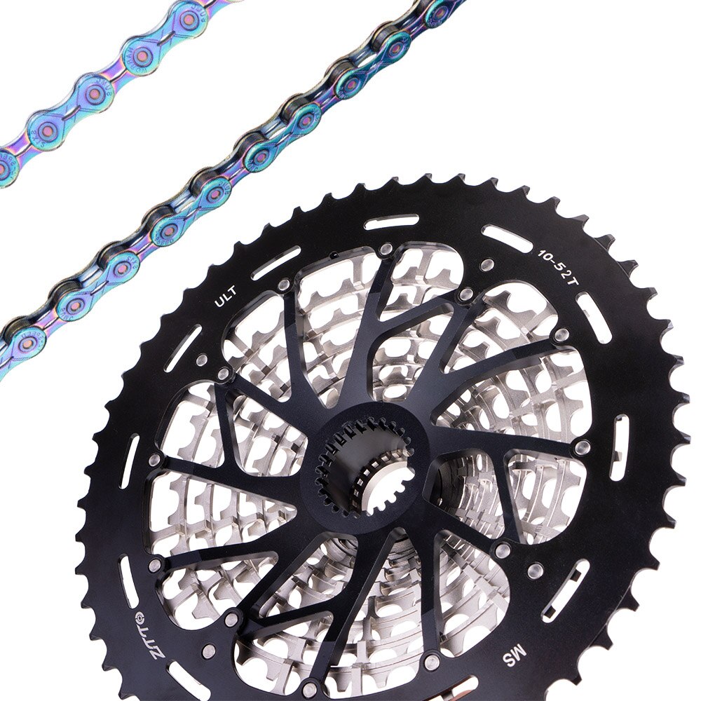 ZTTO Ultimate MTB 12 Speed Lightweight 376g Cassette 10-50T MS ULT Micro K7 Spline 12speed For M6100 M7100 M8100 Mountain Bike