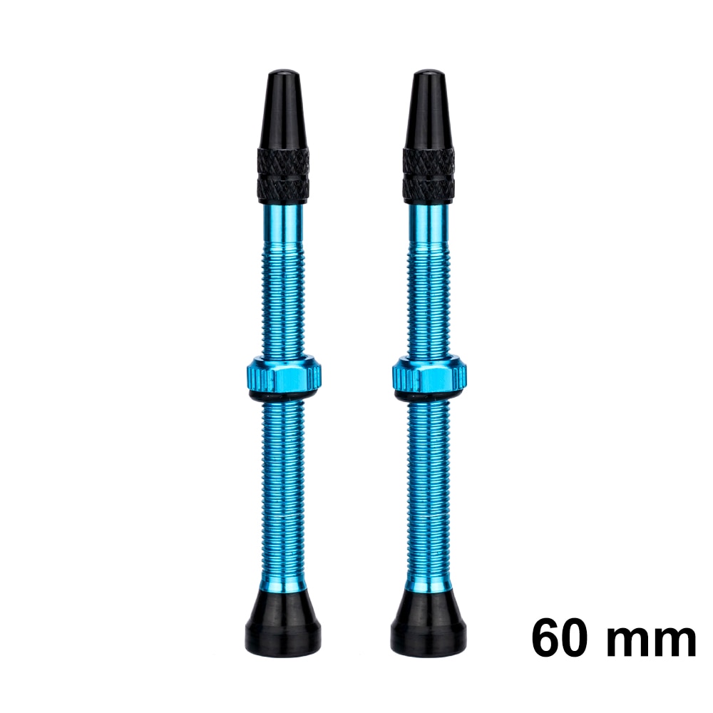 ZTTO Bicycle Tubeless Valves Stems 60mm Presta 40mm No Tubes FV With Integrated Valve Core for Road bike MTB Tire