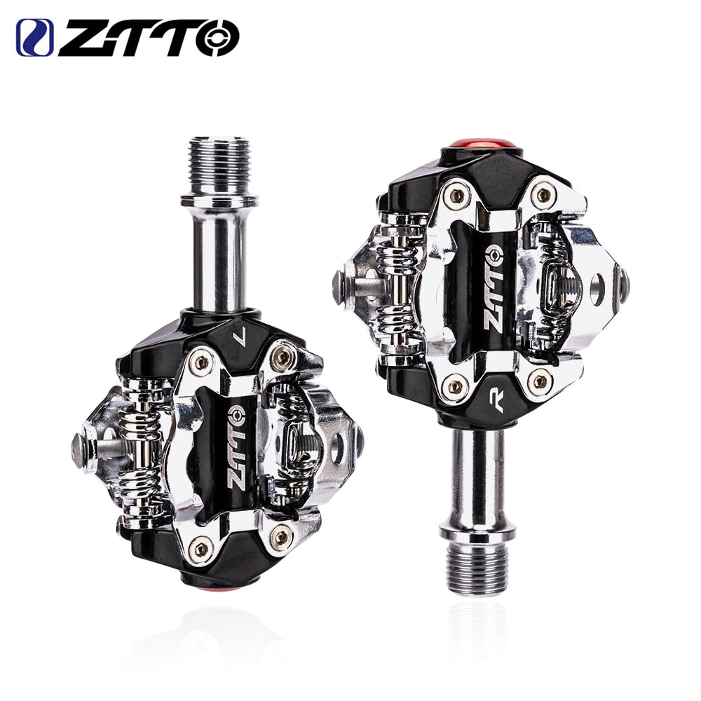 ZTTO MTB Mountain Bike Safest Clipless Pedals Self Locking XC with Cleats Click Compatible with M8000 EH500 Sealed Bearing