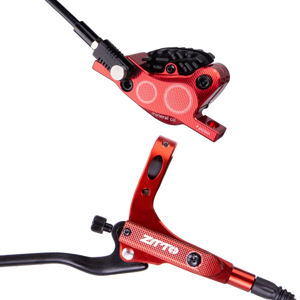 ZTTO MTB 4 Piston Hydraulic Disc Brake M840 With Cooling Full Meatal Pad CNC Tech Mineral Oil For AM Enduro Bicycle E4 ZEE M8120