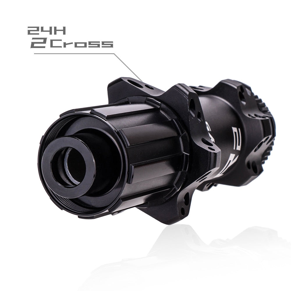 ZTTO R2 Road Bike Disc Brake 36T Star Ratchet Hub 12x142 DT Straightpull 24Hole Maza Ultralight Lock Center Bicycle Thru Axle QR