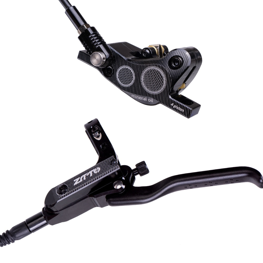ZTTO MTB 4 Piston Hydraulic Disc Brake M840 With Cooling Full Meatal Pad CNC Tech Mineral Oil For AM Enduro Bicycle E4 ZEE M8120