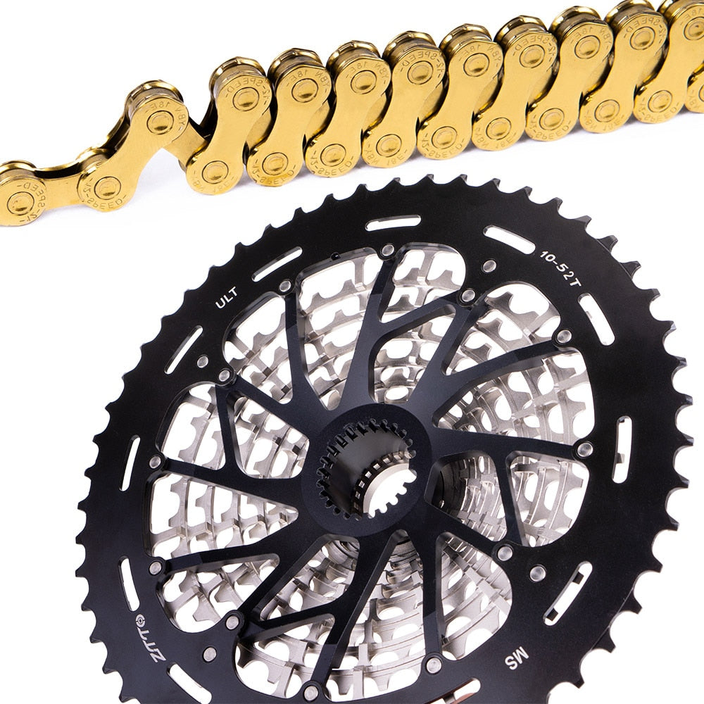 ZTTO Ultimate MTB 12 Speed Lightweight 376g Cassette 10-50T MS ULT Micro K7 Spline 12speed For M6100 M7100 M8100 Mountain Bike