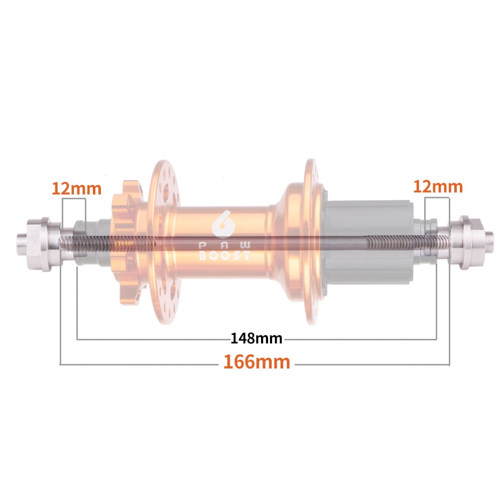 ZTTO Wheel Truing Stand Adapter Tool Hub Rim Tuner 20mm 15mm 12mm to 9mm QR Thru Axle Adaptor 100x15 100x12 142x12 Quick Release