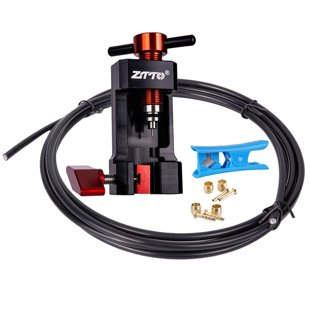 ZTTO Bicycle Hydraulic Disc Brake Oil Needle Tool Driver Hose Cutter Cable Pliers Olive Connector Insert BH59 BH90 Install Press