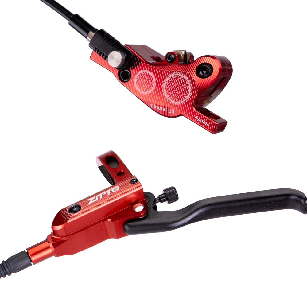 ZTTO MTB 4 Piston Hydraulic Disc Brake M840 With Cooling Full Meatal Pad CNC Tech Mineral Oil For AM Enduro Bicycle E4 ZEE M8120