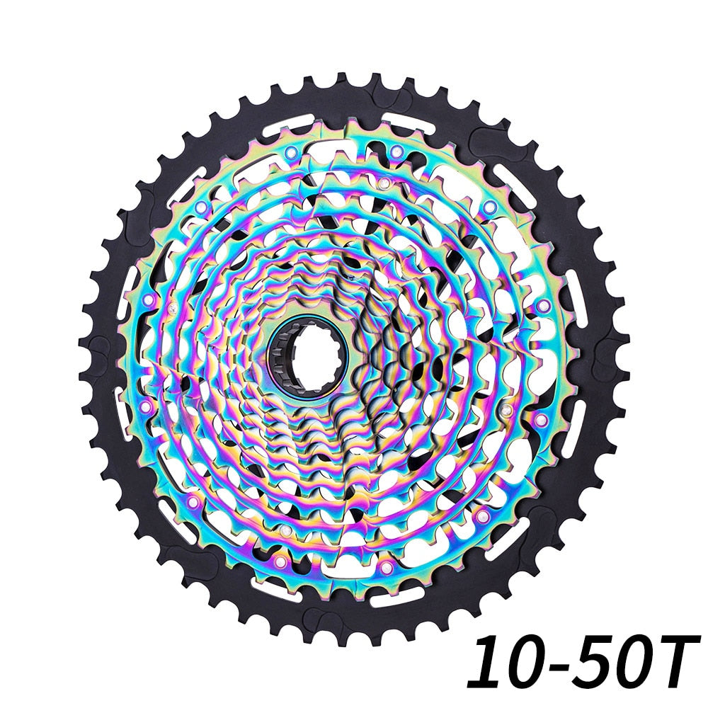 ZTTO MTB 12 Speed 10-52T Eagle Cassette Ultimate XD Freewheel Rainbow 385g ULT 10-50T CNC Steel Ultralight 12s k7 12v Colorful