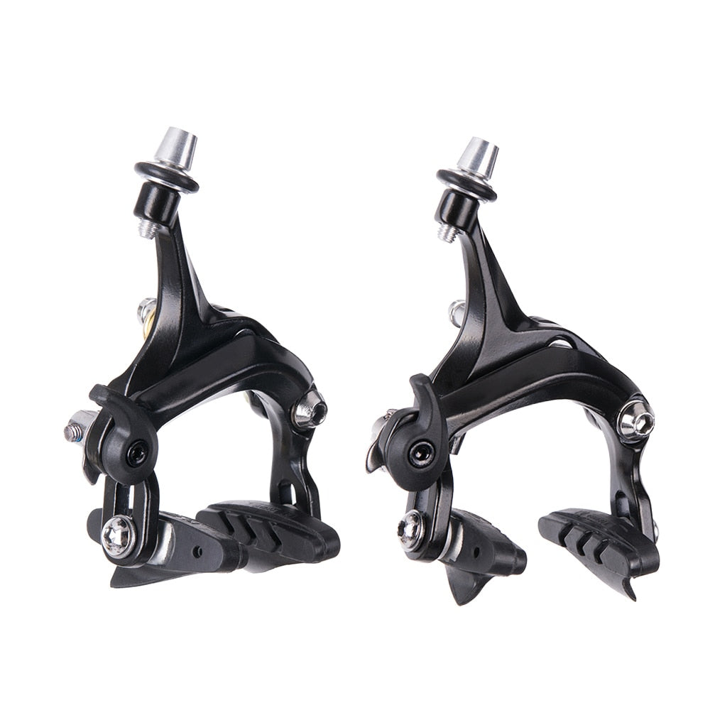 ZTTO Bicycle Parts Roadbike Bicycle Brake Racinge Dual Pivot Brake Aluminum Side Pull Caliper Front & Rear With Brake Pads 1 Set