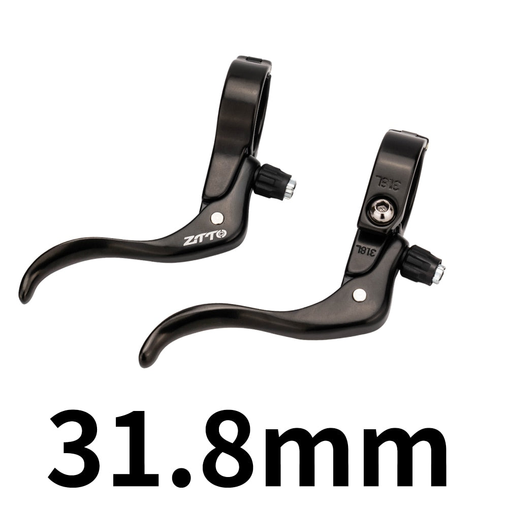 ZTTO Bicycle Parts Road Bike Brake Levers 22.2 31.8 Fixed Gear Deputy Vice Brake Parts 31.8mm Brake Handle 22.2mm 1 Pair
