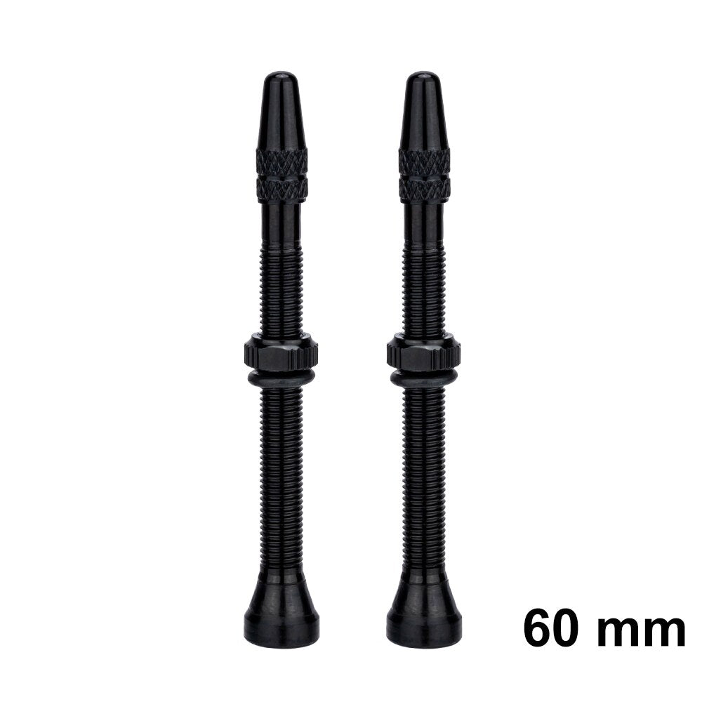 ZTTO Bicycle 60mm Tubeless Valve Stems 40mm Presta Valve With Core FV French Tyre F/V No Tubes For Road Bike MTB Tire