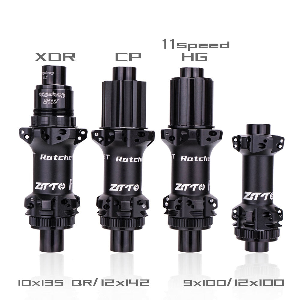 ZTTO R2 Road Bike Disc Brake 36T Star Ratchet Hub 12x142 DT Straightpull 24Hole Maza Ultralight Lock Center Bicycle Thru Axle QR