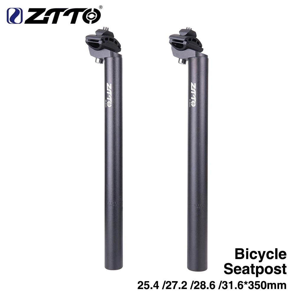 ZTTO Bicycle Parts MTB Road  Bike Bicycle Seat Post Tube Superlight SeatPost 25.4 27.2 28.6 31.6 350mm