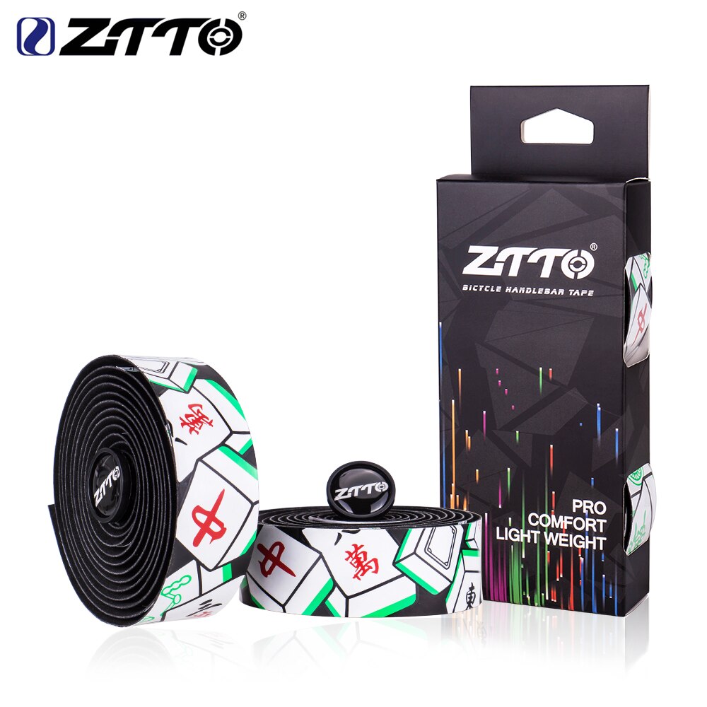 ZTTO Road Bike Bar Tape Chinese style Mahjong Handlebar EVA PU Tape High Quality Durable Shock-Proof Roadbike Bartape BD9