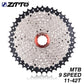 ZTTO MTB 9 Speed 11-40T 11-42T Cassette 9speed 11- 42 Bicycle Freewheel 11-40 9s for M430 M4000 High Quality Mountain Bike K7