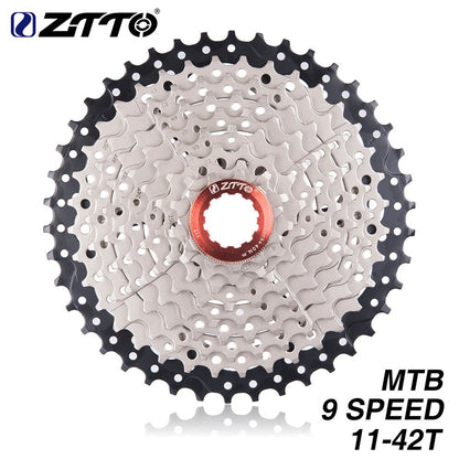 ZTTO MTB 9 Speed 11-40T 11-42T Cassette 9speed 11- 42 Bicycle Freewheel 11-40 9s for M430 M4000 High Quality Mountain Bike K7