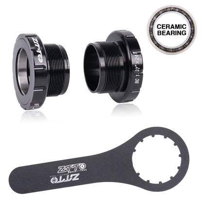 ZTTO Bicyle BSA30 Ceramic Bottom Brackets BSA68 BSA 68mm 73 MTB Road Bike External Bearing BB for BB386 30mm MTB Crankset