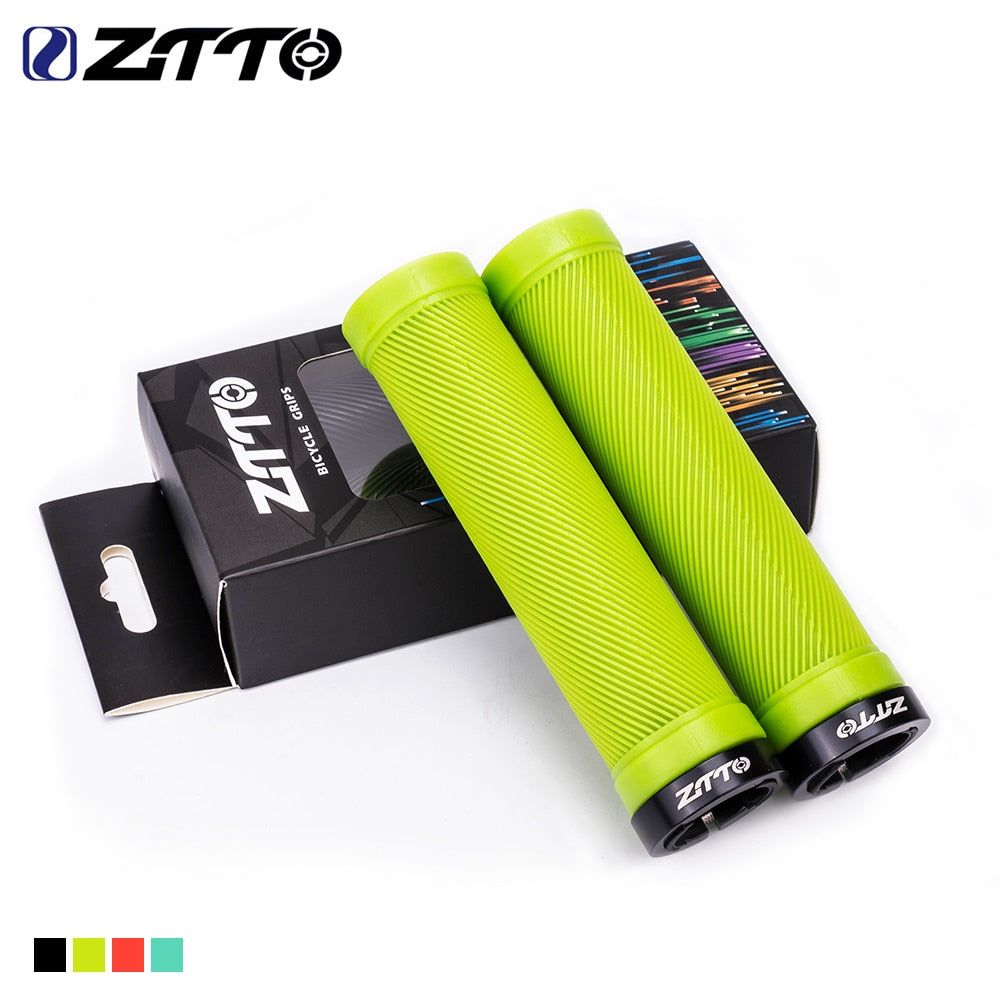 ZTTO 1Pair AG40 MTB Grips For Mountain Bike Fixed Gear Lock-on grip Anti-Slip Handlebar Shock-Proof Rubber Bicycle Grips Parts