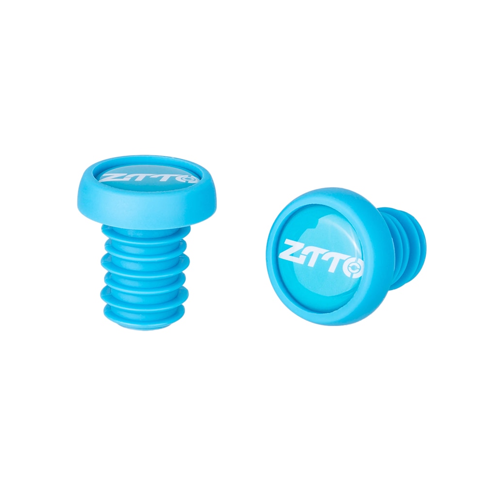 ZTTO Bicycle Silica Gel Colorful handlebar ends MTB Grips cap cover Impact protected bar Plugs