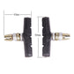 ZTTO MTB Bicycle V Brake Pads Brake Shoes Lengthen 65mm Blocks Mountain Bike Durable Brake Rubber for V-brake 1 Pair