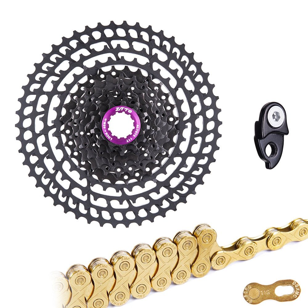 ZTTO 11s 11-50T SLR 2 Cassette MTB 11Speed Wide Ratio UltraLight 368g CNC Freewheel Mountain Bike Bicycle Parts for X 1 9000
