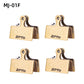 ZTTO 4Pairs MTB Road Bike Full Metal Disc Brake Pads MT200 M8100 Flat Mount R8070 R7070 R8020 G03TI G04TI Level Guide Code Cx1